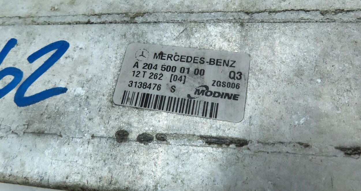 Thumbnail 5: 2012-2015 MERCEDES C250 SLK250 (W204 R172) 1.8L TURBO ENGINE INTERCOOLER