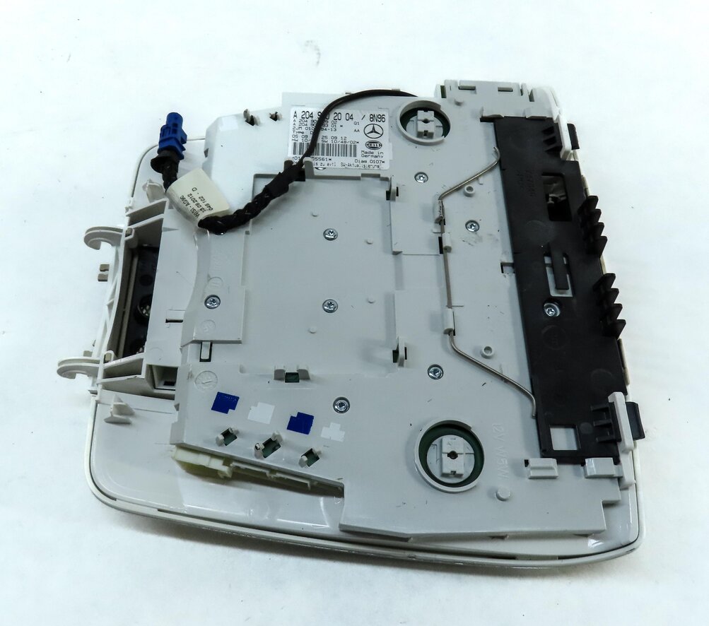 Thumbnail 5: 13 MERCEDES C250 (W204) FRONT ROOF DOMELIGHT DOME LIGHT w/ SWITCHES (BEIGE)