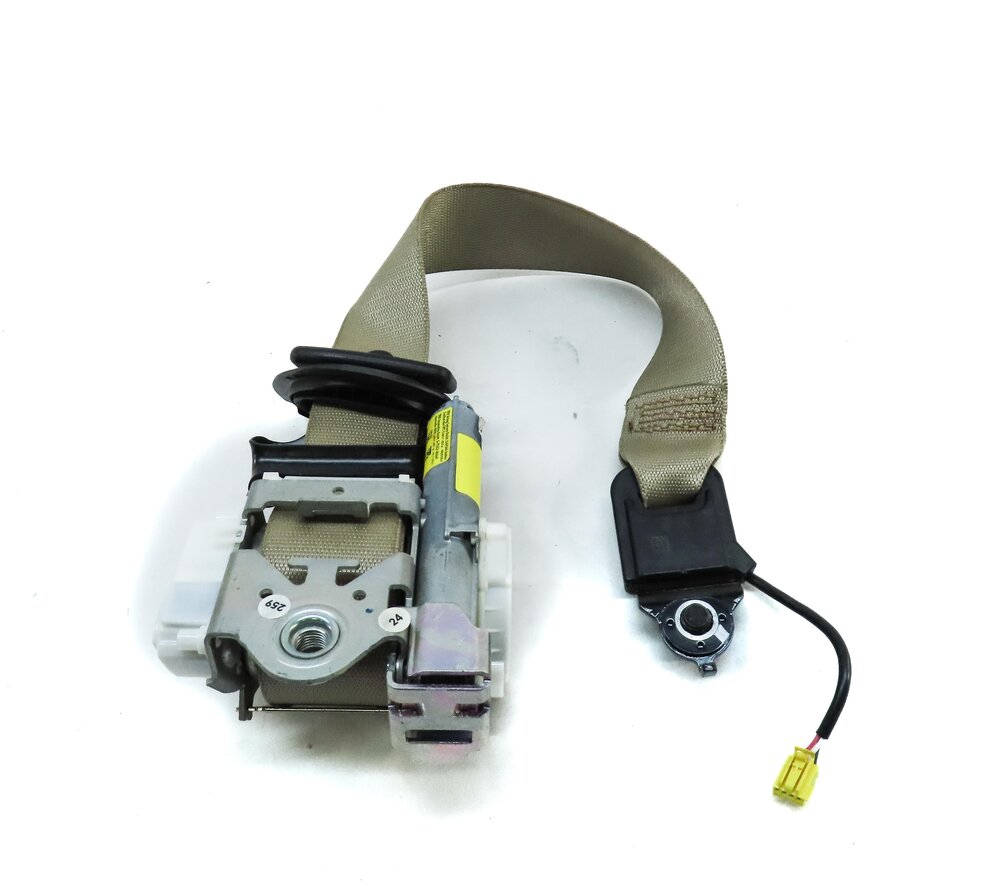 Thumbnail 3: 12-14 MERCEDES C-CLASS W204 SEDAN FRONT RIGHT PASSENGER SEATBELT RETRACTOR BEIGE