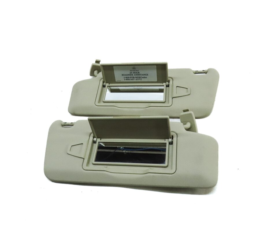 Thumbnail 5: 2008-2014 MERCEDES BENZ C-CLASS (W204) FRONT LEFT & RIGHT SUNVISOR SET (BEIGE)