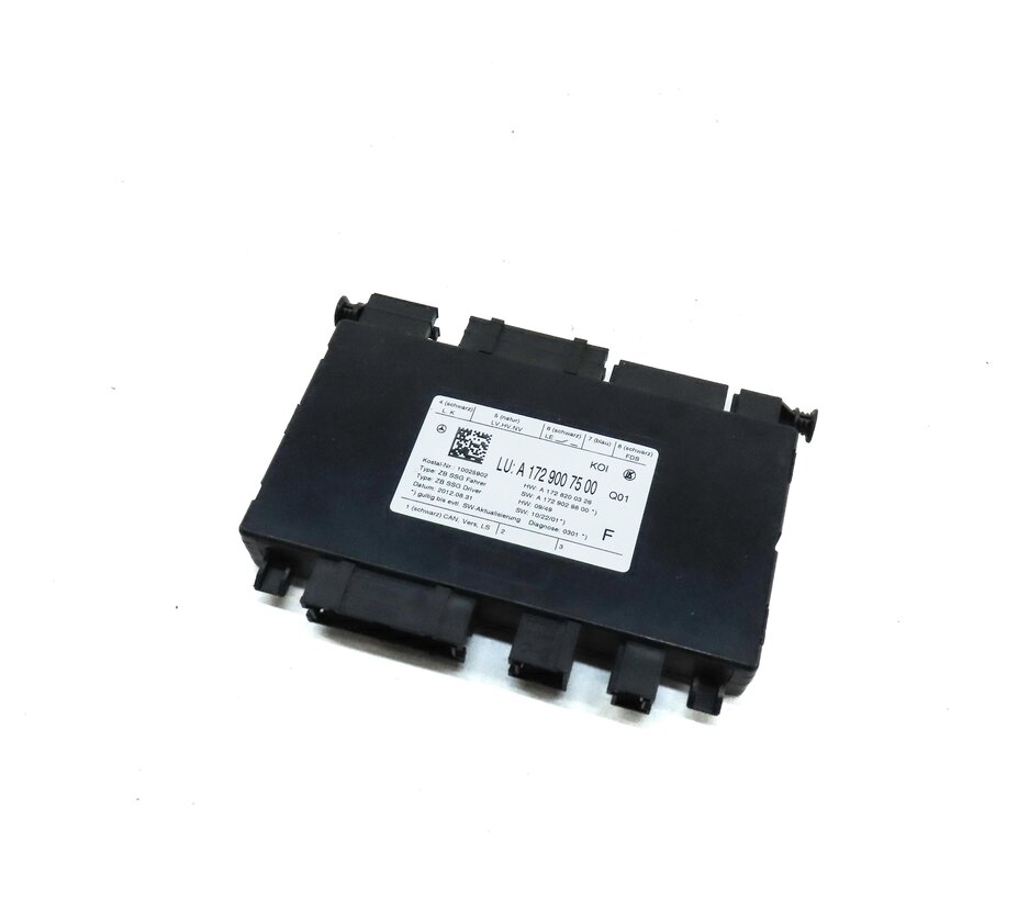 13 MERCEDES C250 (W204) FRONT LEFT DRIVER SEAT CONTROL MODULE 1729007500