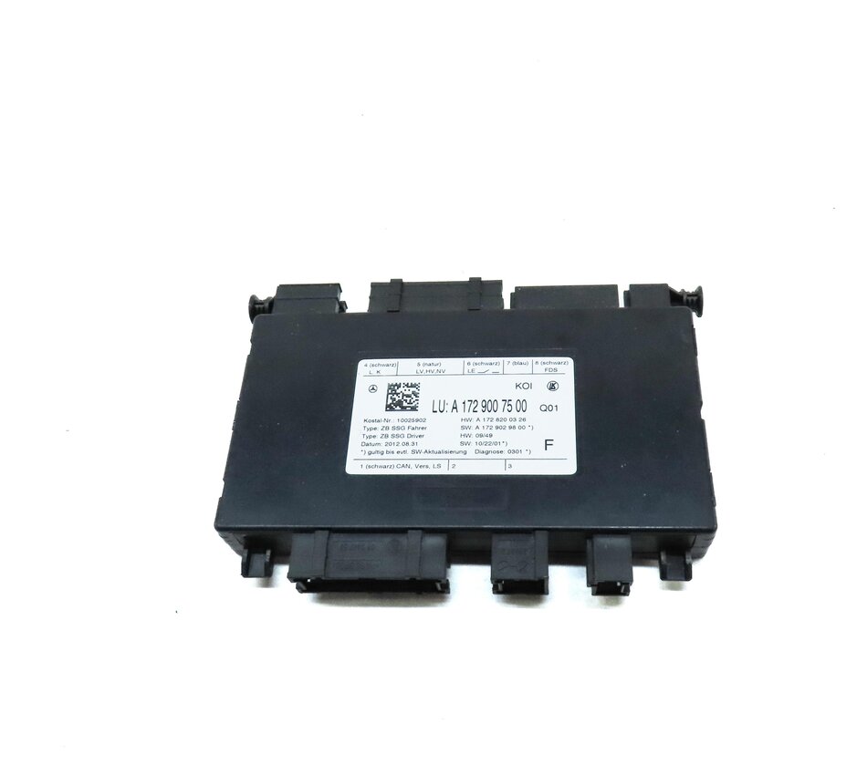 Thumbnail 2: 13 MERCEDES C250 (W204) FRONT LEFT DRIVER SEAT CONTROL MODULE 1729007500