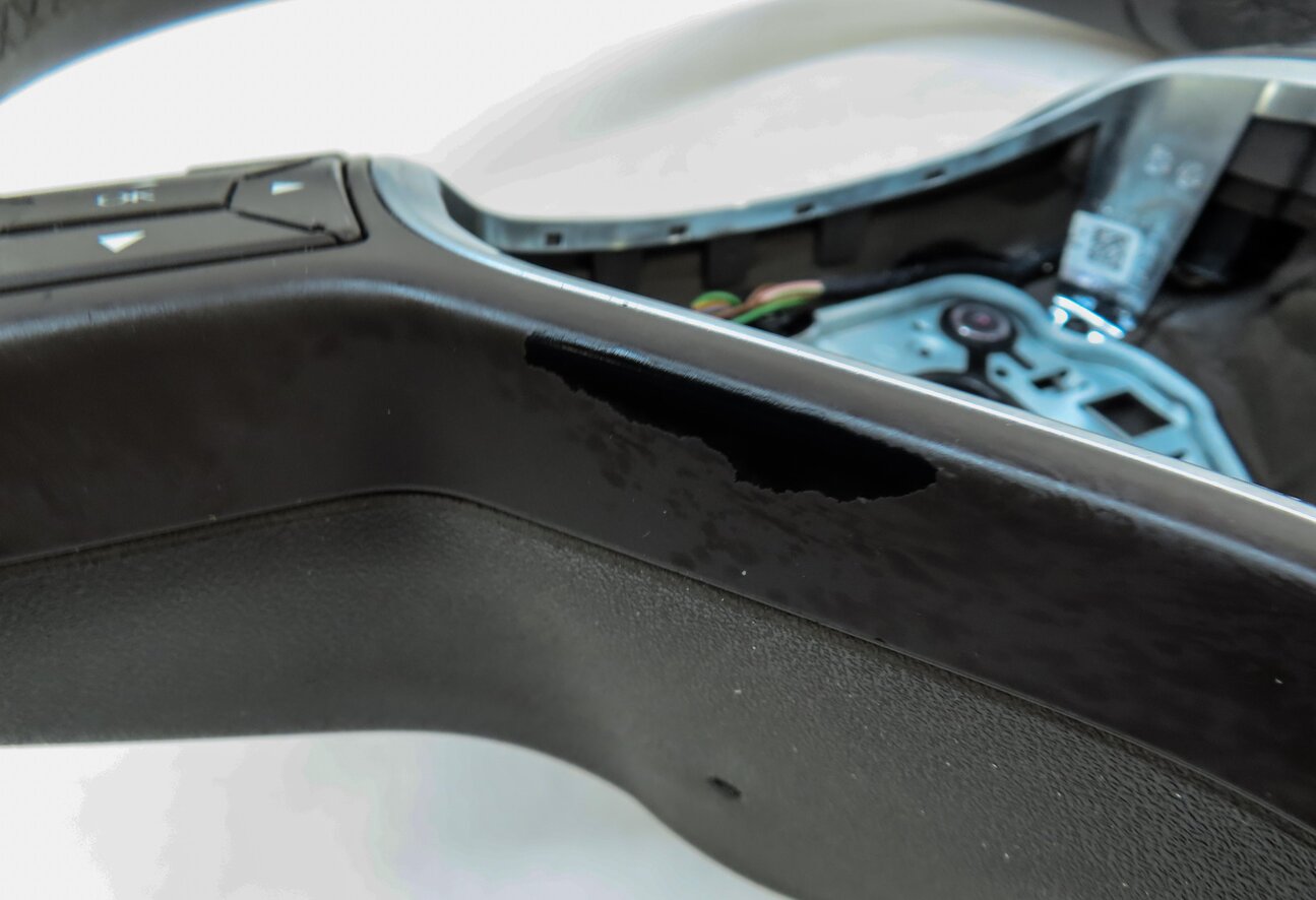 Thumbnail 7: 13 MERCEDES C250 (W204) 3 SPOKE SPORT ROUND BOTTOM STEERING WHEEL w/ SWITCHES
