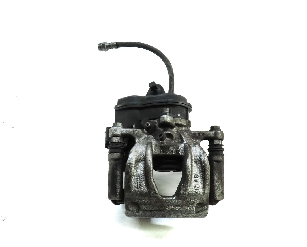 Thumbnail 2: 17-19 AUDI A4 A5 (B9 8W 8W6 F5) REAR RIGHT PASSENGER BRAKE CALIPER w/ ACTUATOR
