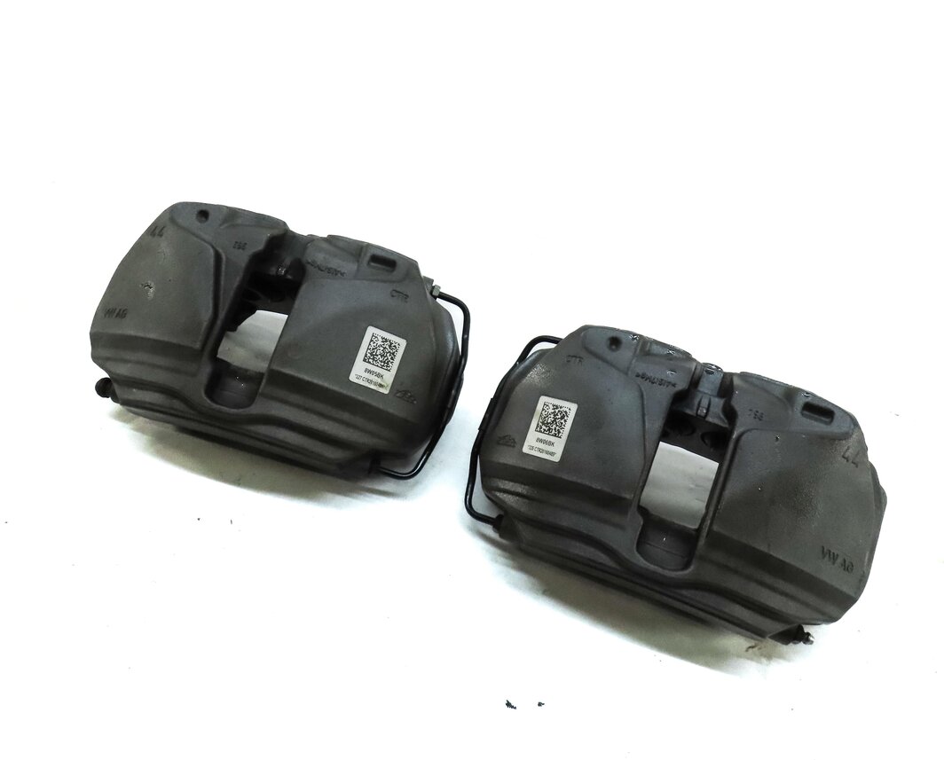 2017-2019 AUDI A4 A5 (B9 8W 8W6 F5) FRONT LEFT & RIGHT BRAKE CALIPER SET-2