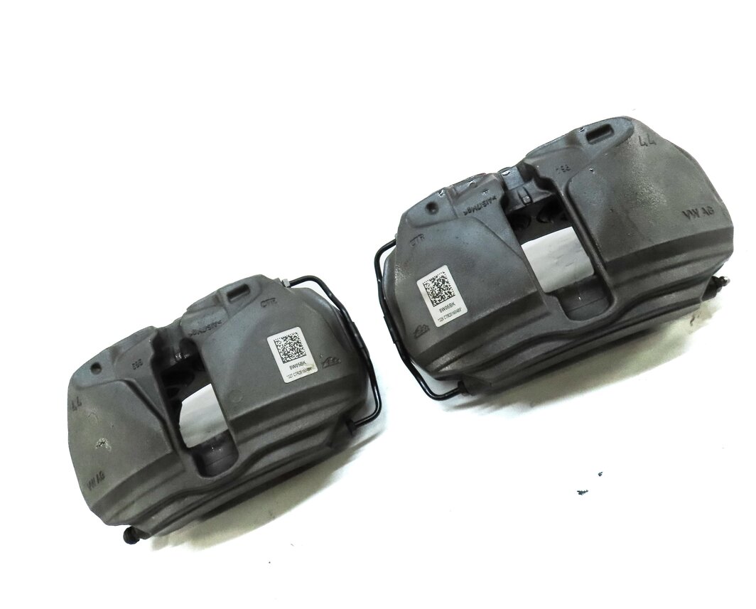 Thumbnail 3: 2017-2019 AUDI A4 A5 (B9 8W 8W6 F5) FRONT LEFT & RIGHT BRAKE CALIPER SET-2