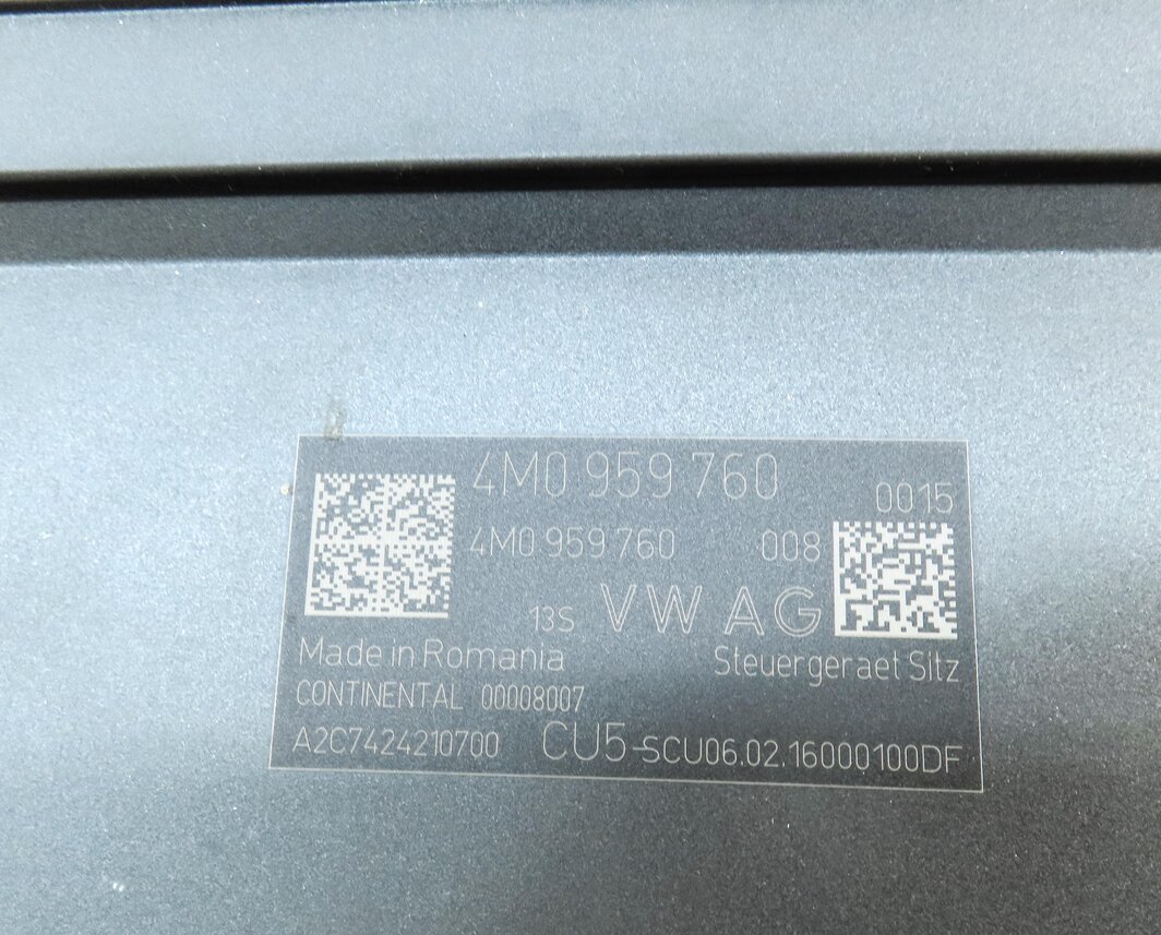 Thumbnail 4: 2017 AUDI A4 (B9 8W) FRONT LEFT DRIVER MEMORY SEAT CONTROL MODULE