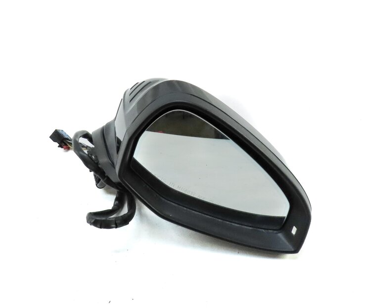 Thumbnail 2: 17-19 AUDI A4 (B9 8W) RIGHT PASSENGER HEATED MEMORY AUTODIM DOOR MIRROR (BLACK)