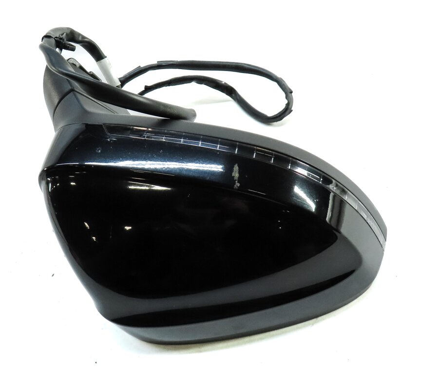 Thumbnail 3: 17-19 AUDI A4 (B9 8W) RIGHT PASSENGER HEATED MEMORY AUTODIM DOOR MIRROR (BLACK)
