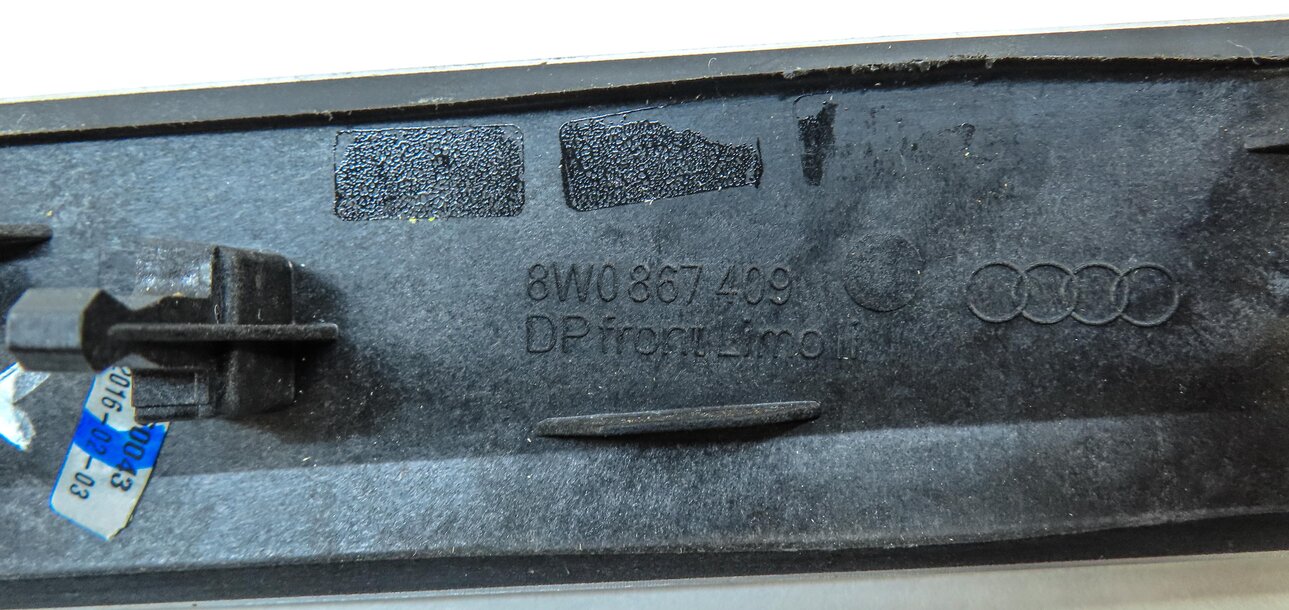Thumbnail 14: 2017 AUDI A4 (B9 8W) DASH DOOR CONSOLE INTERIOR TRIM PANEL SET (ALUMINUM ELIPSE)