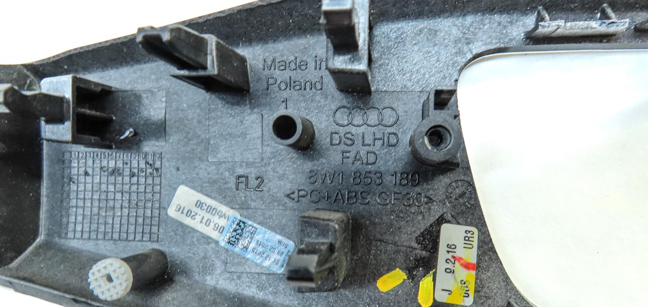 Thumbnail 7: 2017 AUDI A4 (B9 8W) DASH DOOR CONSOLE INTERIOR TRIM PANEL SET (ALUMINUM ELIPSE)
