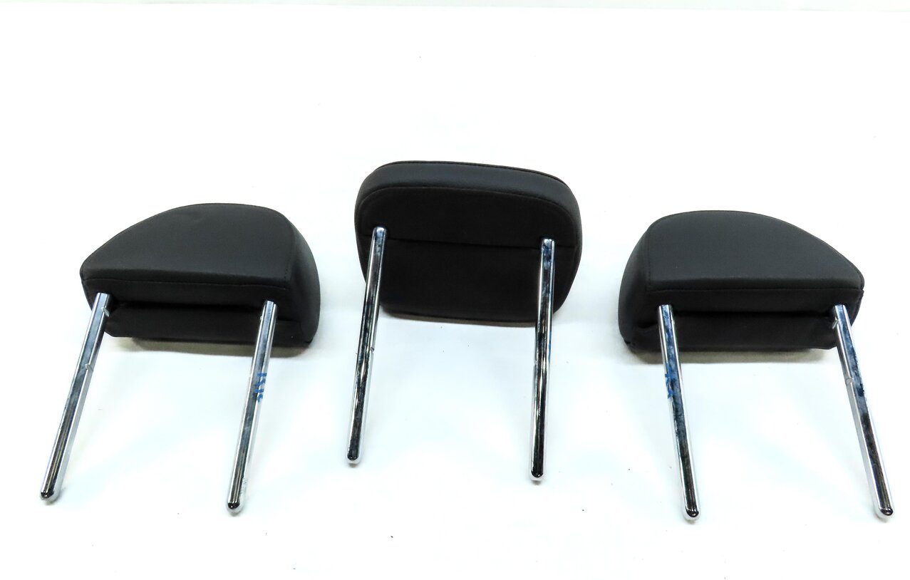 Thumbnail 6: 17-19 AUDI A4 A5 S5 (B9 F5 8W 8WS) REAR LEFT CENTER RIGHT HEADREST SET-3 (BLACK)