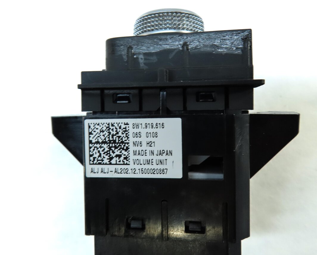 Thumbnail 5: 2017 AUDI A4 (B9 8W) RADIO STEREO TRACK FORWARD BACK VOLUME CONTROL KNOB SWITCH
