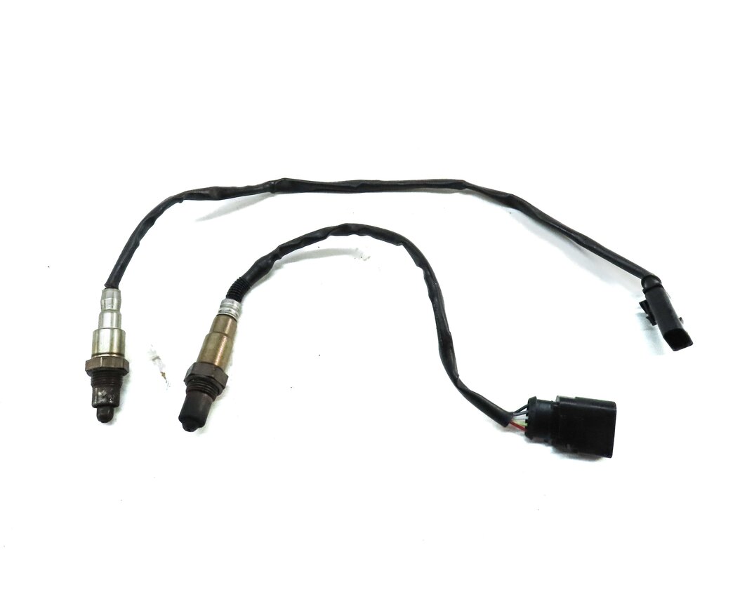 Thumbnail 2: 2017 AUDI A4 (B9 8W) 2.0L CYMC TURBO ENGINE PRE POST CAT O2 OXYGEN SENSOR SET-2