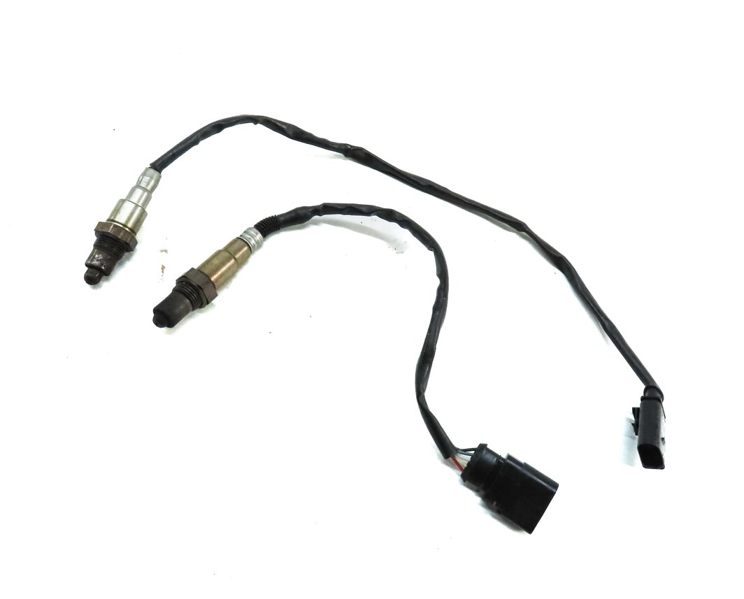 Thumbnail 3: 2017 AUDI A4 (B9 8W) 2.0L CYMC TURBO ENGINE PRE POST CAT O2 OXYGEN SENSOR SET-2