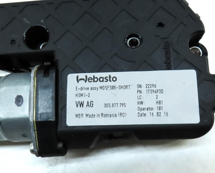 Thumbnail 5: 17-23 AUDI A4 A6 Q3 Q4 Q5 Q8 S4 ALLROAD E-TRON (B8 C7) SUNROOF SUN ROOF MOTOR