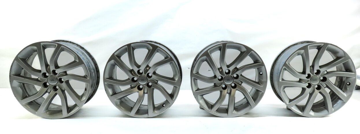 Thumbnail 17: 16-19 LAND ROVER DISCOVERY SPORT L550 18x8 INCH ANGLED V 5 SPOKE WHEEL RIM SET 4