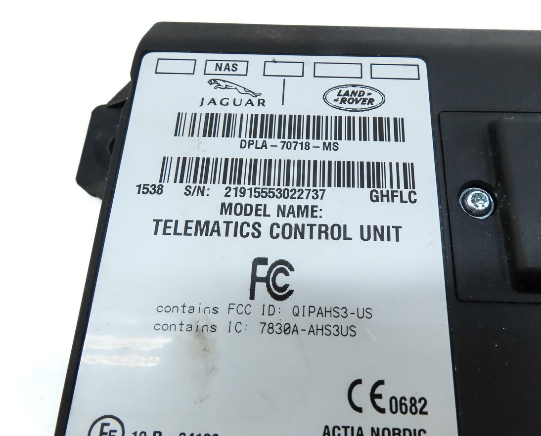 Thumbnail 4: 2016 ROVER DISCOVERY SPORT (L550) CELL PHONE BLUETOOTH TELEMATICS CONTROL MODULE