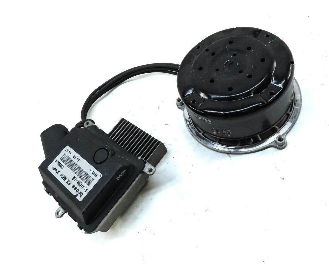 12-20 MERCEDES C E GLA S CLS SLK W204 W212 W231 W218 COOLING FAN MOTOR w/ MODULE