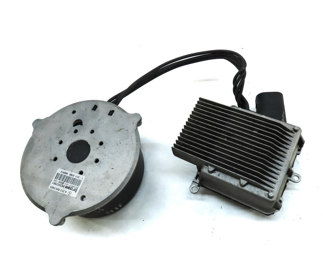 Thumbnail 3: 12-20 MERCEDES C E GLA S CLS SLK W204 W212 W231 W218 COOLING FAN MOTOR w/ MODULE