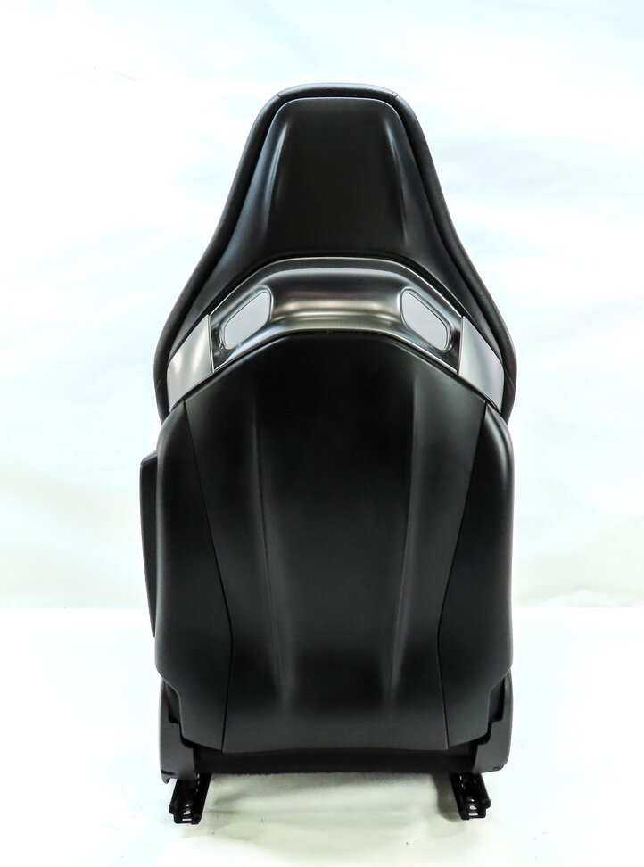 Thumbnail 11: 14-15 MERCEDES CLA45 AMG C117 FRONT LEFT RECARO ///AMG SEAT ASSEMBLY BLACK & RED