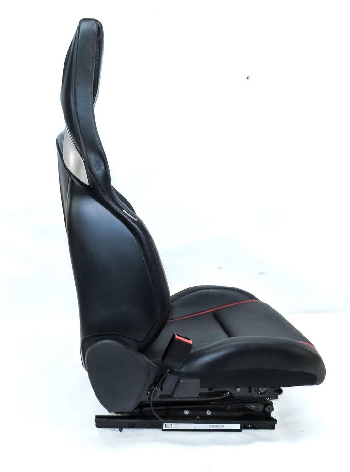 Thumbnail 13: 14-15 MERCEDES CLA45 AMG C117 FRONT LEFT RECARO ///AMG SEAT ASSEMBLY BLACK & RED