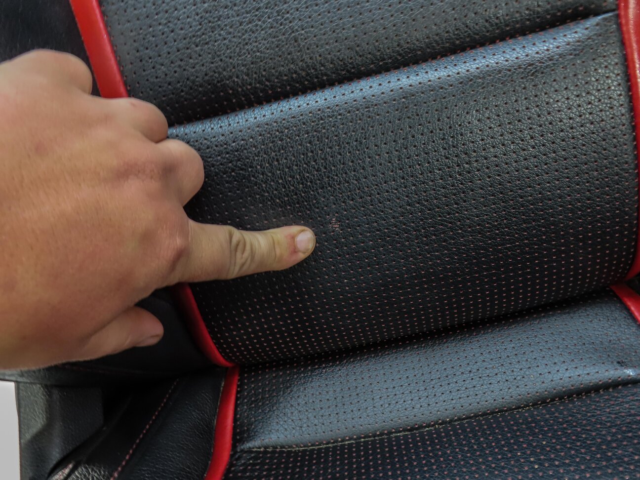 Thumbnail 16: 14-15 MERCEDES CLA45 AMG C117 FRONT LEFT RECARO ///AMG SEAT ASSEMBLY BLACK & RED