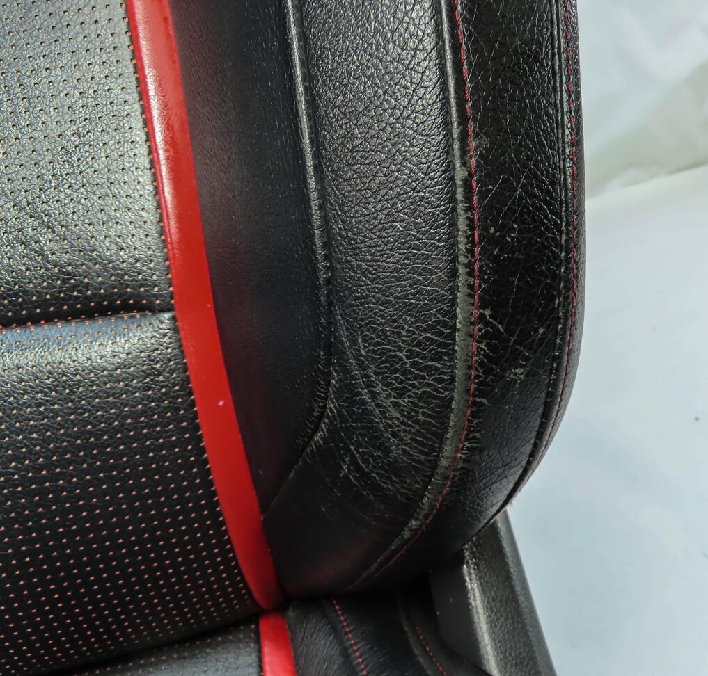 Thumbnail 19: 14-15 MERCEDES CLA45 AMG C117 FRONT LEFT RECARO ///AMG SEAT ASSEMBLY BLACK & RED