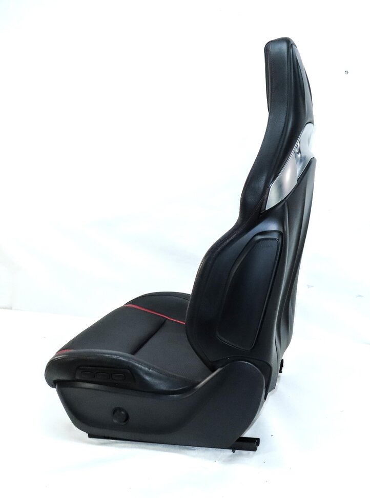 Thumbnail 9: 14-15 MERCEDES CLA45 AMG C117 FRONT LEFT RECARO ///AMG SEAT ASSEMBLY BLACK & RED