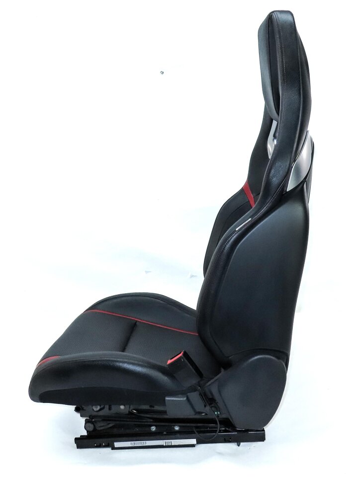 Thumbnail 5: 14-15 MERCEDES CLA45 AMG C117 FRONT RIGHT RECARO ///AMG SEAT ASSEMBLY BLACK RED