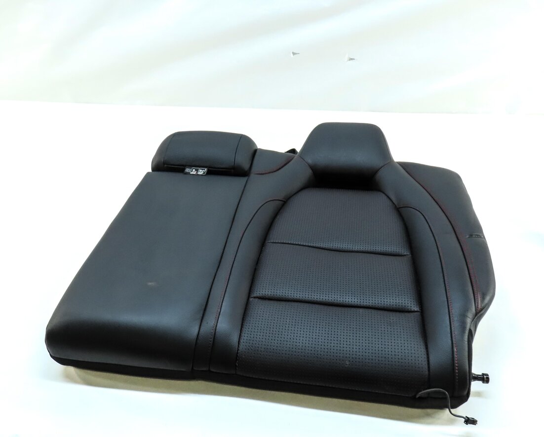 2014 MERCEDES CLA45 AMG (C117) REAR LEFT & CENTER UPPER SEAT CUSHION BLACK & RED