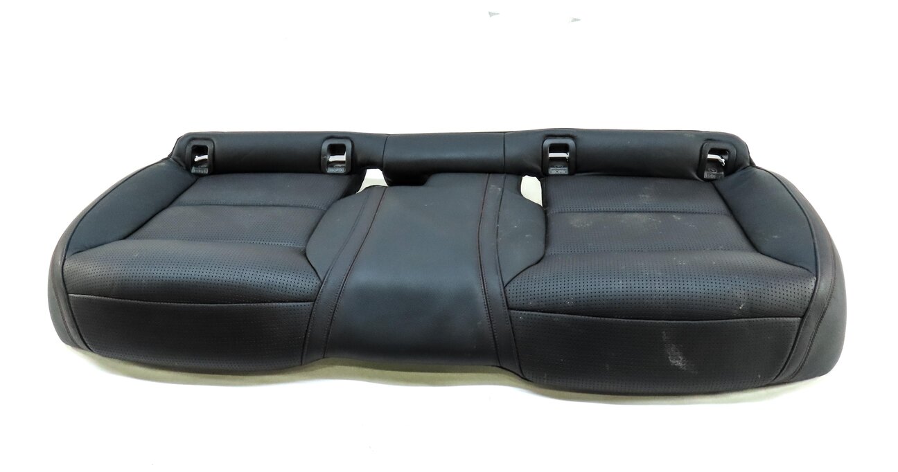 2014 MERCEDES CLA45 AMG C117 REAR LOWER ///AMG SEAT CUSHION BLACK w/ RED STITCH
