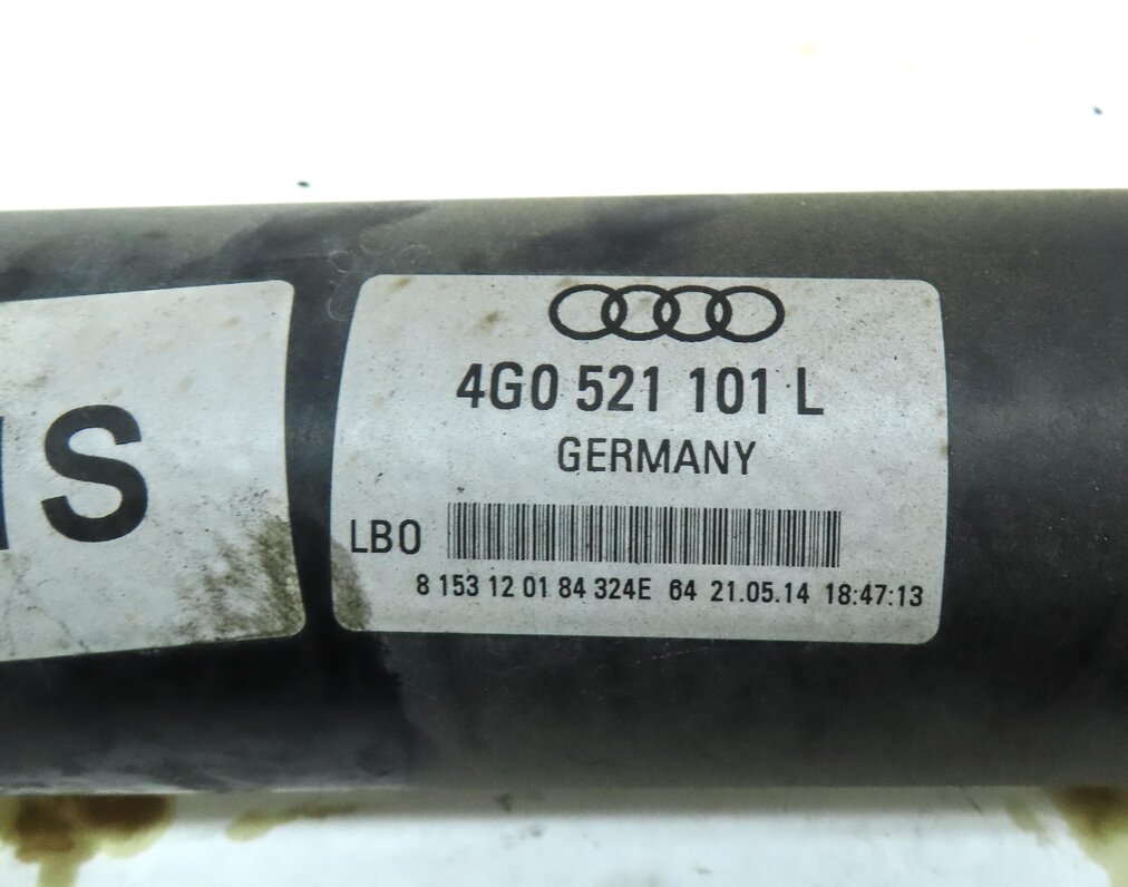 Thumbnail 5: 2013-2014 AUDI A5 (B8 8T) AUTO TRANSMISSION - REAR DRIVESHAFT DRIVE LINE SHAFT