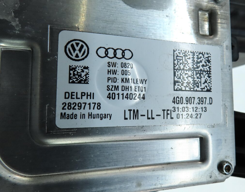 Thumbnail 7: 13-17 AUDI A5 S5 (B8 8T) LEFT DRIVER XENON HID HEADLIGHT LIGHT LAMP (NON AFS)