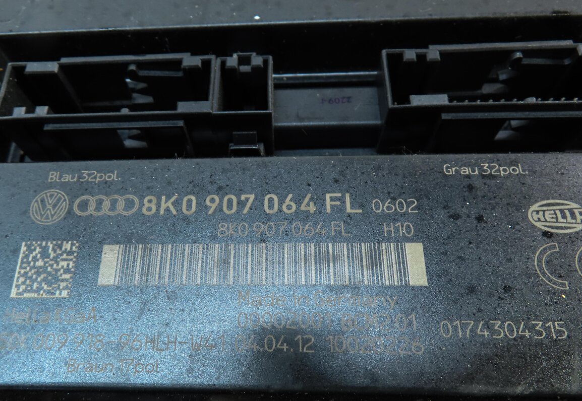 Thumbnail 17: 2013 AUDI A5 (B8 8T) 2.0L SPEEDOMETER BODY ENGINE MODULE & KEY SET BCM ECM ECU
