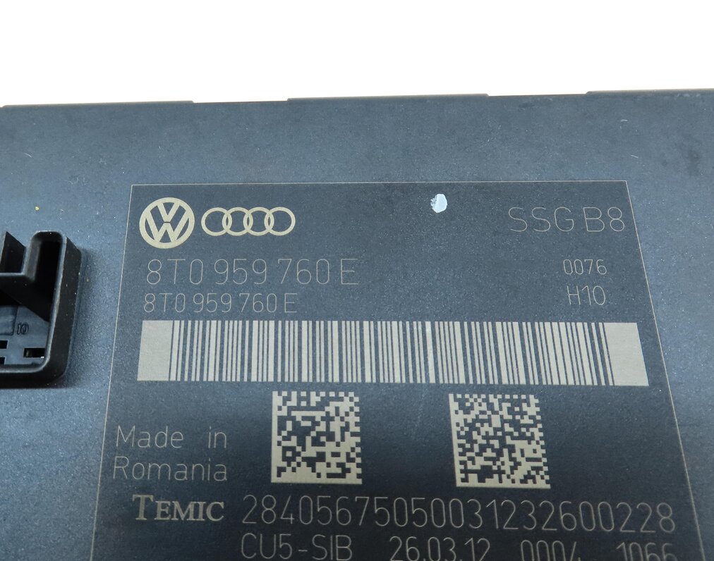 Thumbnail 4: 2010-2017 AUDI A5 (B8 8T) FRONT MEMORY SEAT CONTROL MODULE (NON SPORT SEAT)