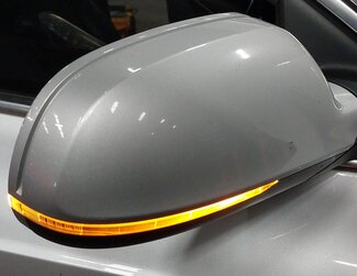 Thumbnail 2: 09-14 AUDI A5 S5 (B8 8T) PASSENGER HEATED AUTODIM MEMORY DOOR MIRROR (SILVER)