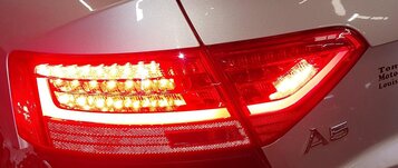 Thumbnail 2: 13-17 AUDI A5 S5 RS5 (B8 8T) REAR LEFT OUTER TAILLIGHT BRAKE LIGHT LAMP (LED)