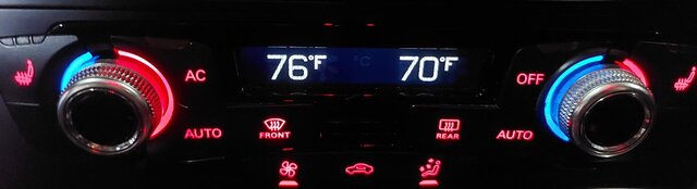 Thumbnail 2: 09-13 AUDI A5 S5 Q5 (B8 8T 8R) FRONT HEATER A/C TEMPERATURE CONTROL (DUAL ZONE)