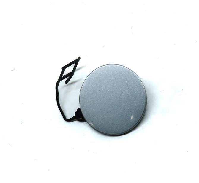 Thumbnail 3: 2013 AUDI A5 (B8 8T) REAR TOW HOOK COVER TRIM (ICE SILVER METALLIC P5)
