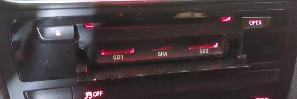 Thumbnail 2: 2013 AUDI A5 (B8 8T) FRONT RADIO MMI MULTIMEDIA CD PLAYER HEAD UNIT 8R1035746A