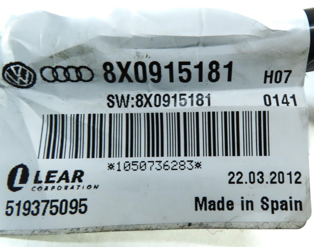 Thumbnail 5: 2013 AUDI A5 (B8 8T) NEGATIVE BATTERY CABLE w/ INTELLIGENT BATTERY IBS MODULE