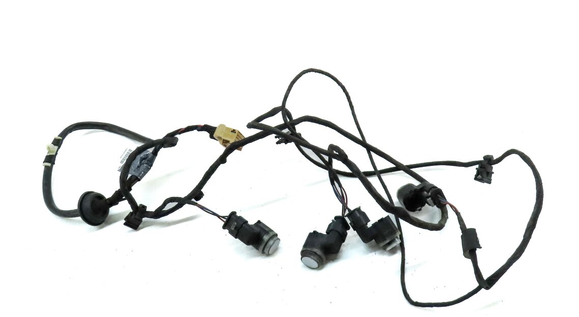 Thumbnail 2: 2013 AUDI A5 (B8 8T) REAR PARK ASSIST PDC SENSOR SET4 (SILVER) w/ WIRE HARNESS