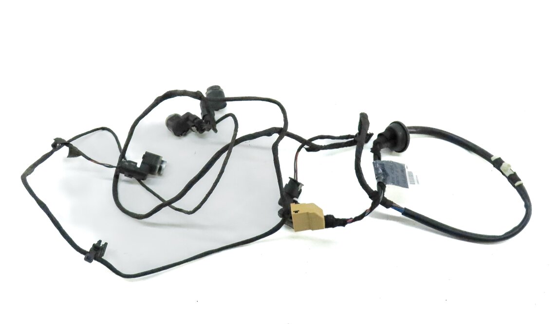 Thumbnail 4: 2013 AUDI A5 (B8 8T) REAR PARK ASSIST PDC SENSOR SET4 (SILVER) w/ WIRE HARNESS