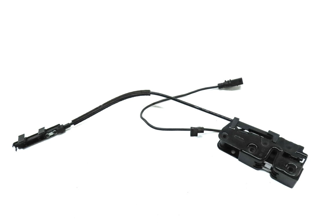 Thumbnail 4: 2013 AUDI A5 (B8 8T) LOWER HOOD LOCK LATCH ACTUATOR w/ CABLE 8K0823509D