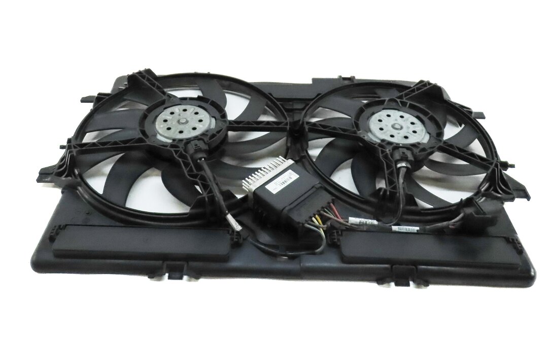 Thumbnail 6: 09-17 AUDI A4 A5 Q5 S4 (B8 8T 8R) 2.0L 3.0L 3.2L RADIATOR COOLING FAN w/ SHROUD