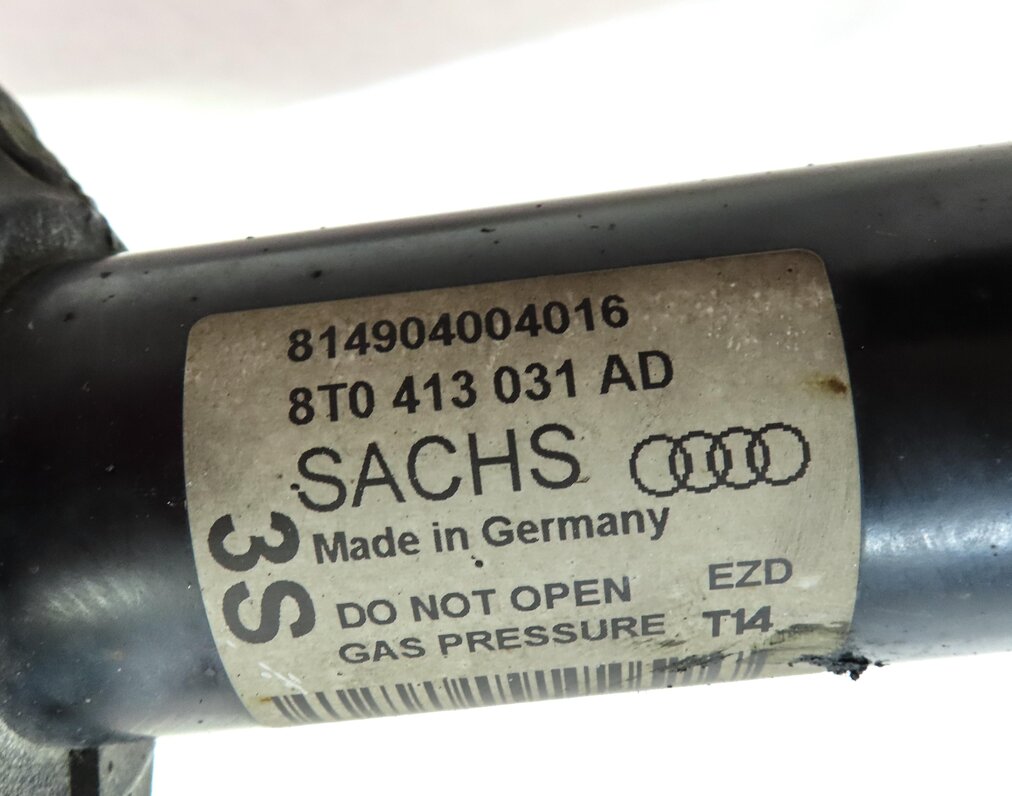 Thumbnail 7: 08-17 AUDI A4 S4 A5 S5 B8 8K 8T FRONT LEFT RIGHT STANDARD SUSPENSION SHOCK STRUT