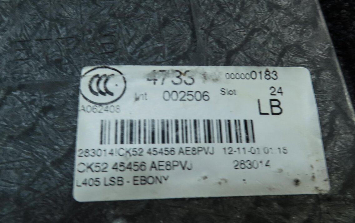 Thumbnail 6: 2013 LAND RANGE ROVER (L405) REAR TRUNK SPARE TIRE CARGO COVER (BLACK)