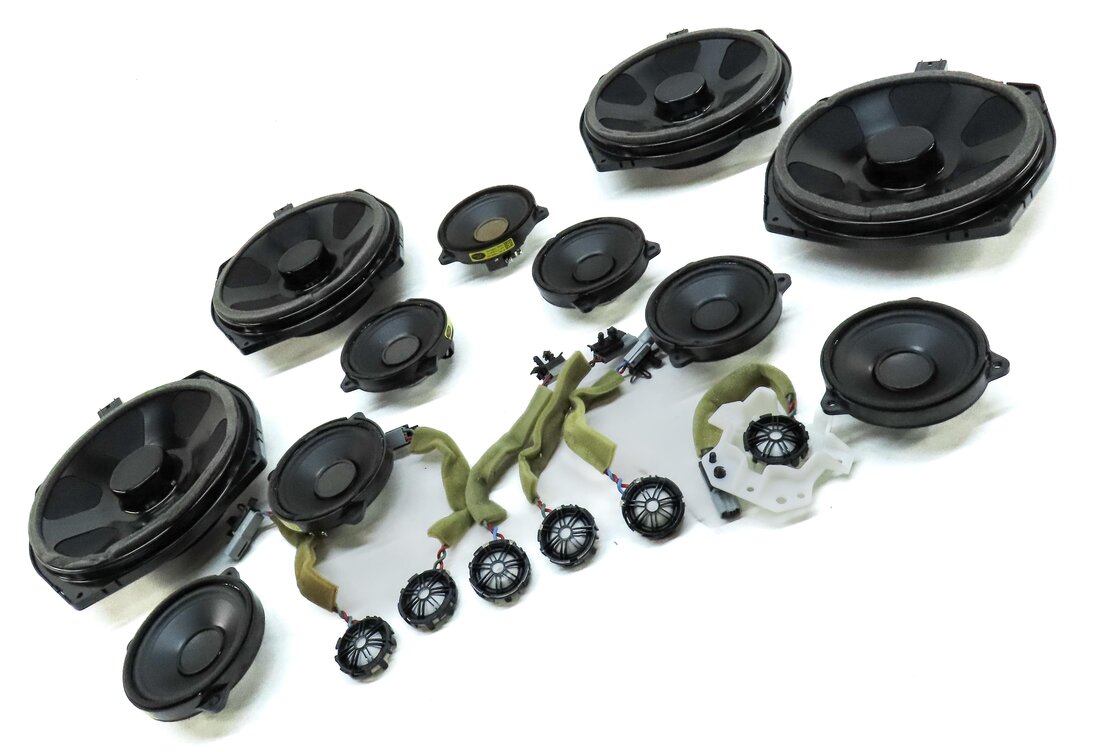 Thumbnail 14: 2013 LAND RANGE ROVER (L405) FRONT REAR LEFT RIGHT DOOR DASH DECK SPEAKER SET 17