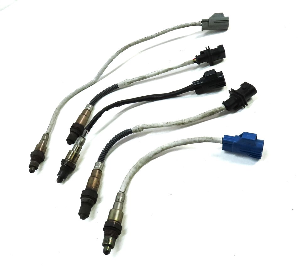 Thumbnail 3: 2013 LAND RANGE ROVER (L405) 5.0L NON-SUPER ENGINE O2 OXYGEN SENSOR SET 5